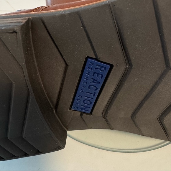 Kennet Cole 8.5 Reaction Men’s Oxfords Klay Flex Cap-Toe Brown Dress Shoes - Picture 8 of 9